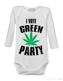 Baby body Green party Alb