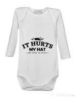 Baby body It hurts my hat Alb