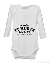 Baby body It hurts my hat Alb