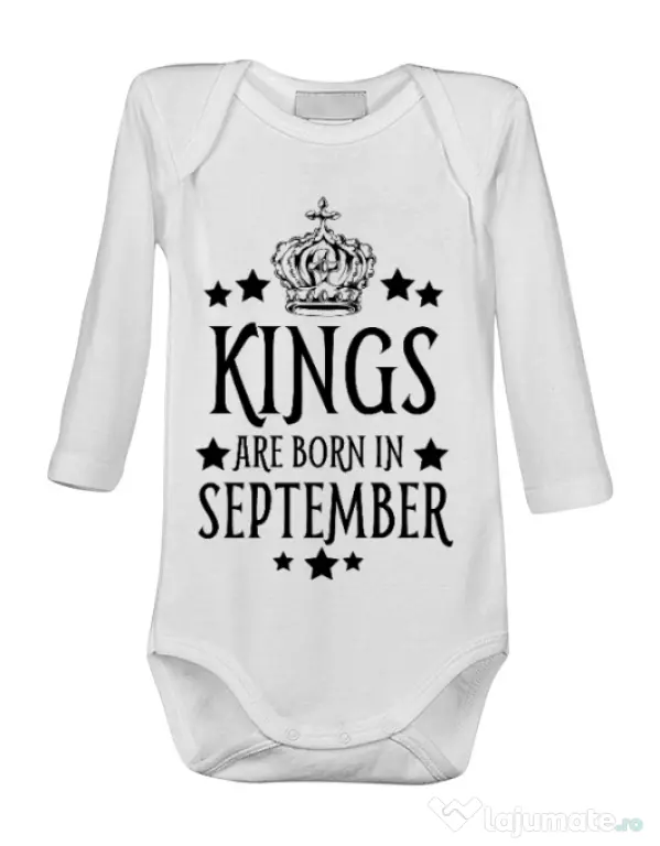 Baby body Kings are born in september Alb
