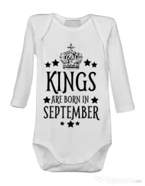 Baby body Kings are born in september Alb
