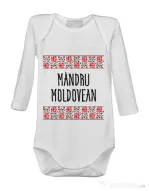 Baby body Mandru moldovean Alb