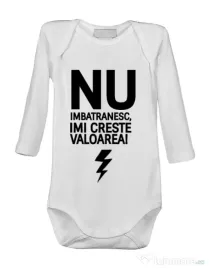 Baby body Nu imbatranesc Alb