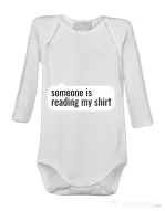 Baby body Reading my shirt Alb