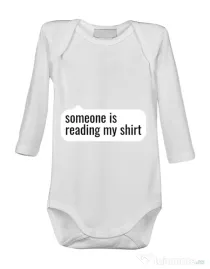 Baby body Reading my shirt Alb