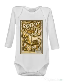 Baby body Robot Toaster Alb