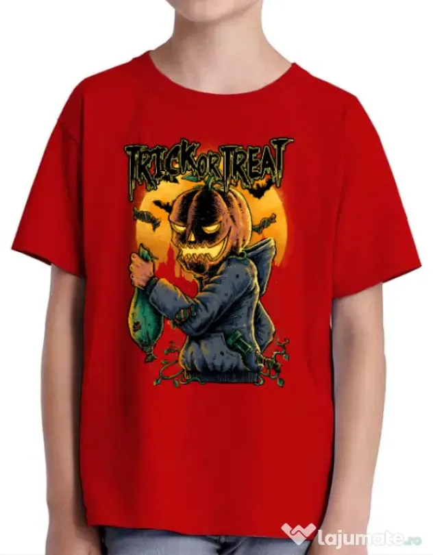 Tricou ADLER copil Candy hunter Rosu