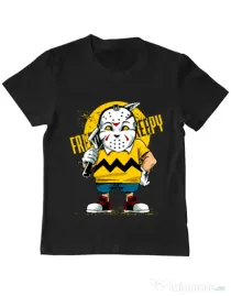 Tricou ADLER copil Bad boy Negru