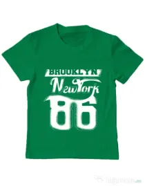 Tricou ADLER copil Brooklyn Verde mediu