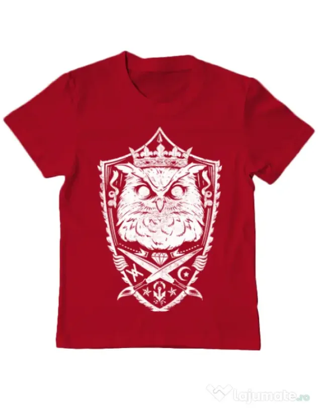 Tricou ADLER copil King of the night Rosu