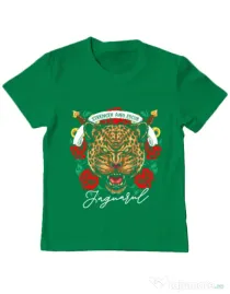 Tricou ADLER copil Strenght and focus Verde mediu