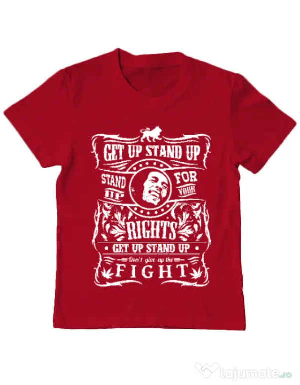 Tricou ADLER copil Stand up for your rights Rosu