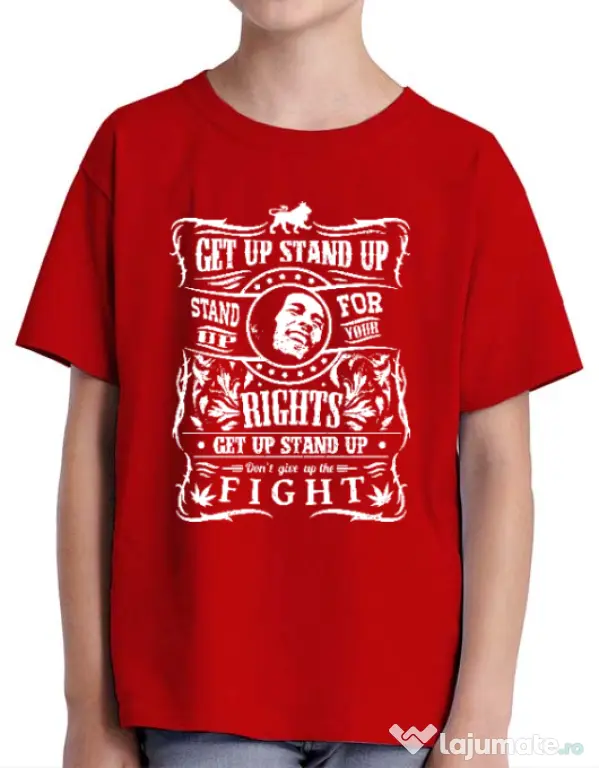 Tricou ADLER copil Stand up for your rights Rosu
