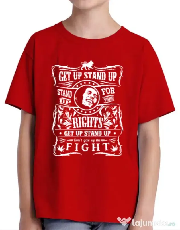 Tricou ADLER copil Stand up for your rights Rosu