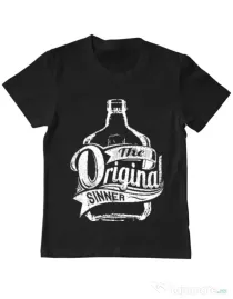 Tricou ADLER copil The original sinner Negru