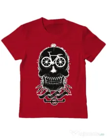 Tricou ADLER copil Bicycle love Rosu