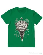 Tricou ADLER copil Dead kult Verde mediu