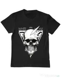 Tricou ADLER copil White noise Negru