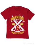 Tricou ADLER copil Warriors Rosu