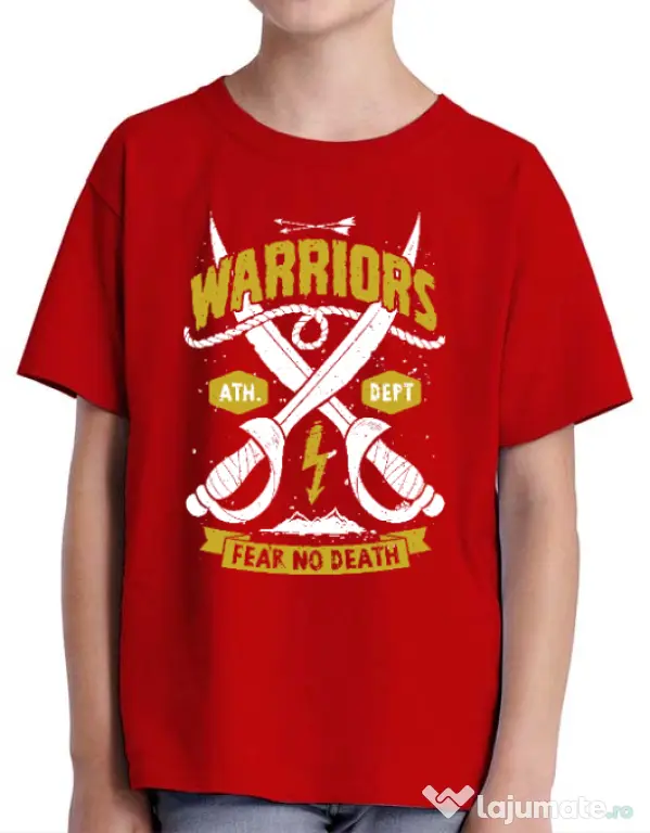 Tricou ADLER copil Warriors Rosu