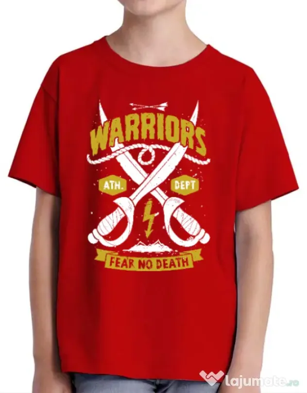 Tricou ADLER copil Warriors Rosu