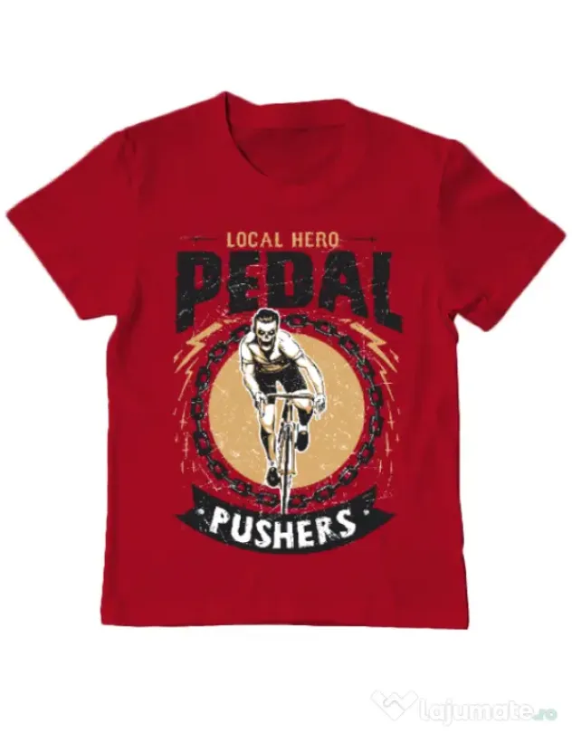 Tricou ADLER copil Pedal pushers Rosu