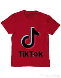Tricou ADLER copil Tik Tok Rosu