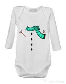 Baby body Snowman Alb