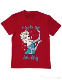 Tricou ADLER copil I woke up like Elsa Rosu
