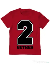 Tricou ADLER copil Together Rosu