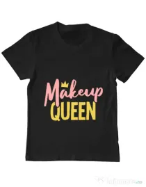 Tricou ADLER copil Makeup queen Negru