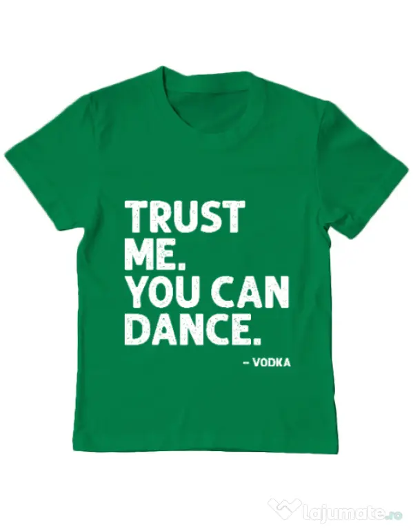 Tricou ADLER copil You can dance Verde mediu