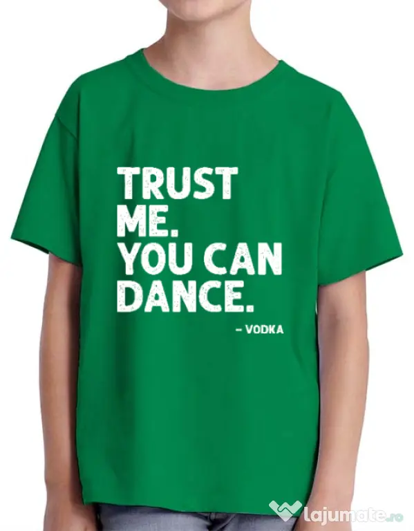 Tricou ADLER copil You can dance Verde mediu