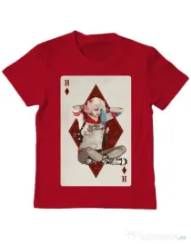 Tricou ADLER copil Harley Card Rosu