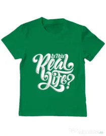 Tricou ADLER copil Is this real life Verde mediu