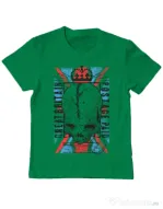 Tricou ADLER copil Great  Britain Post Verde mediu