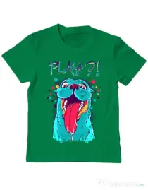 Tricou ADLER copil Play Verde mediu