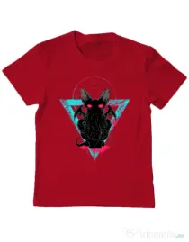 Tricou ADLER copil Cathulhu Rosu