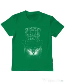 Tricou ADLER copil Under my hat Verde mediu