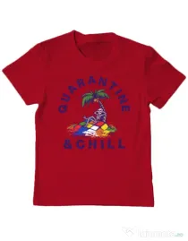 Tricou ADLER copil Rubik island Rosu