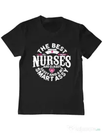 Tricou ADLER copil Best nurses Negru