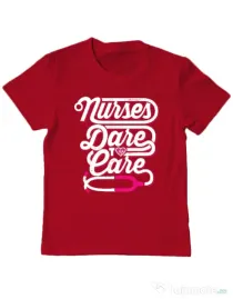 Tricou ADLER copil Dare to care Rosu