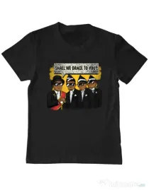 Tricou ADLER copil Dance meme Negru