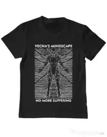 Tricou personalizat copil vecna's mindscape Negru