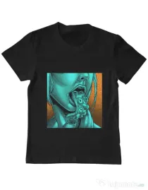 Tricou personalizat copil OCTOLICIOUS Negru