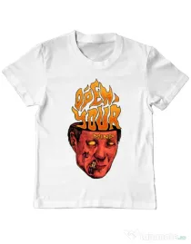Tricou personalizat copil OPEN YOUR MIND Alb