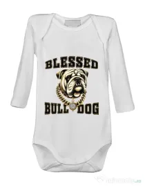 Baby body BULLDOG 03 Alb