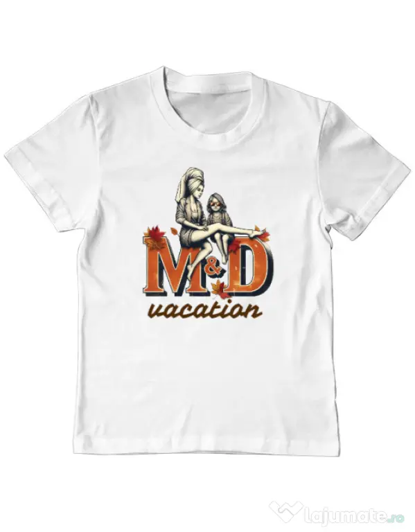 Tricou personalizat copil M&D 22 Alb