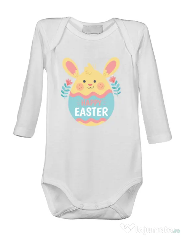 Baby body BUNNY CUTE Alb