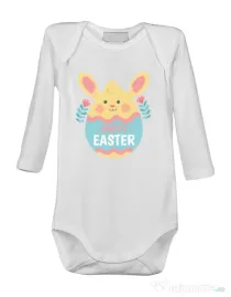 Baby body BUNNY CUTE Alb